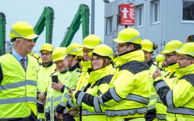 Visite royale de Groupe COMET à Obourg